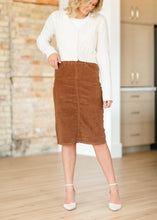 Load image into Gallery viewer, Remi Corduroy Midi Skirt - FINAL SALE