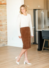 Load image into Gallery viewer, Remi Corduroy Midi Skirt - FINAL SALE