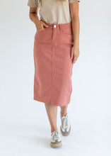 Load image into Gallery viewer, Remi Denim Midi Skirt