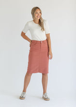 Load image into Gallery viewer, Remi Denim Midi Skirt