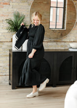 Load image into Gallery viewer, Renee Smocked Bodice Long Sleeve Maxi Dress