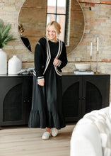Load image into Gallery viewer, Renee Smocked Bodice Long Sleeve Maxi Dress