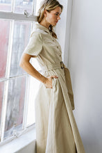 Load image into Gallery viewer, LUCKY ME WOVEN MIDI DRESS
