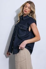 Load image into Gallery viewer, LET'S JUST RELAX DENIM TOP