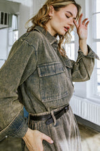 Load image into Gallery viewer, STUCK IN YOUR WAYS DENIM TOP