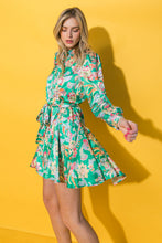 Load image into Gallery viewer, FAIRYTALE LOVE SATIN MINI DRESS