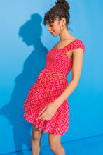 Load image into Gallery viewer, FANCIFUL FEAT WOVEN MINI DRESS