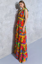 Load image into Gallery viewer, AMONG THE FLOWERS WOVEN MAXI DRESS
