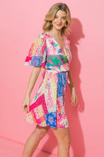 Load image into Gallery viewer, MAKING MOVES WOVEN MINI DRESS