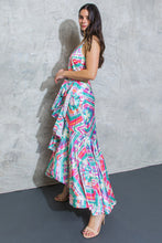 Load image into Gallery viewer, DOUBLE FANTASY SATIN MAXI DRESS