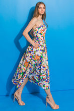 Load image into Gallery viewer, SWING ME AROUND POPLIN MIDI DRESS