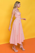 Load image into Gallery viewer, WEEKEND FESTIVALS WOVEN MIDI DRESS