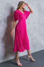Load image into Gallery viewer, TOO CHIC WOVEN MIDI DRESS