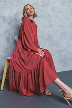 Load image into Gallery viewer, MY TIME TO SHINE WOVEN MIDI DRESS