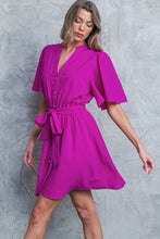 Load image into Gallery viewer, SPEAK NOW WOVEN MINI DRESS