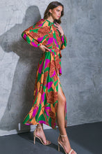 Load image into Gallery viewer, CUE THE CHIC WOVEN MIDI DRESS