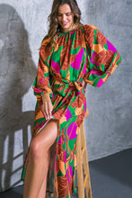 Load image into Gallery viewer, CUE THE CHIC WOVEN MIDI DRESS