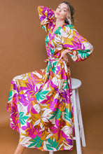 Load image into Gallery viewer, CAREFREE CONFIDENCE WOVEN MIDI DRESS