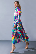 Load image into Gallery viewer, FOCUSED ON PRIORITIES WOVEN MIDI DRESS