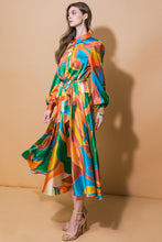 Load image into Gallery viewer, FOCUSED ON PRIORITIES WOVEN MIDI DRESS