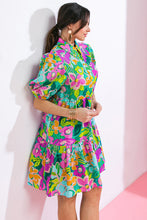 Load image into Gallery viewer, CONTAIN THE SUN POPLIN MINI DRESS
