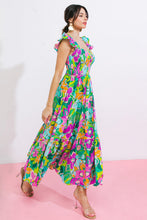 Load image into Gallery viewer, LOVE HAZE WOVEN MIDI DRESS