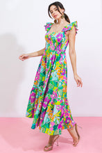 Load image into Gallery viewer, LOVE HAZE WOVEN MIDI DRESS