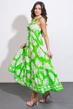 Load image into Gallery viewer, CAUSE A SCENE WOVEN MIDI DRESS