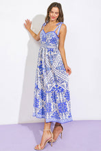 Load image into Gallery viewer, FINDING MY PEACE WOVEN MIDI DRESS