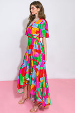 Load image into Gallery viewer, TALK ABOUT BEAUTY WOVEN HI-LO DRESS