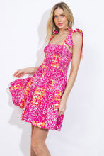 Load image into Gallery viewer, DANCING IN THE SUN WOVEN MINI DRESS