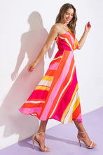 Load image into Gallery viewer, SWEETEN THE DAY WOVEN MIDI DRESS