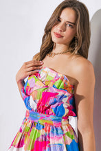 Load image into Gallery viewer, PARADISE PALMS WOVEN MINI DRESS