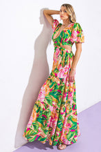 Load image into Gallery viewer, MADE YOU BELIEVE WOVEN MAXI DRESS