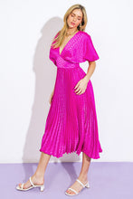 Load image into Gallery viewer, COWGIRL REPEAT SATIN MIDI DRESS