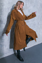 Load image into Gallery viewer, WOMEN ON THE MOON WOVEN TRENCH COAT