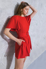Load image into Gallery viewer, ALL THAT LOVE WOVEN ROMPER