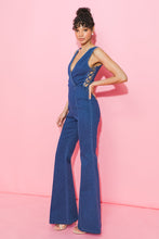 Load image into Gallery viewer, MUST BE LOVE DENIM JUMPSUIT