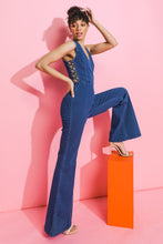 Load image into Gallery viewer, MUST BE LOVE DENIM JUMPSUIT