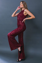 Load image into Gallery viewer, DIVINE WANDERINGS SEQUIN JUMPSUIT