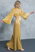 Load image into Gallery viewer, DARE TO DAZZLE PLISSE JUMPSUIT