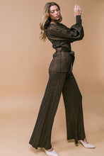 Load image into Gallery viewer, STUNNING STANCE METALLIC SWEATER TUNIN AND PANT SET