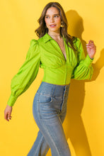 Load image into Gallery viewer, HOW I FEEL POPLIN TOP