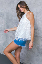 Load image into Gallery viewer, UPDATED CHIC MESH APPLIQUE TOP