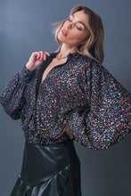 Load image into Gallery viewer, FREEDOM CALLS SEQUIN TOP