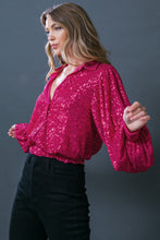 Load image into Gallery viewer, FREEDOM CALLS SEQUIN TOP