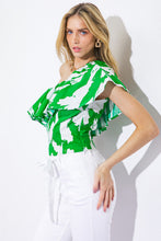 Load image into Gallery viewer, HAPPY TO BE HERE WOVEN TOP