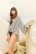 Load image into Gallery viewer, Sade Top - Black Stripes