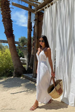 Load image into Gallery viewer, Sage Maxi Dress - White