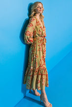 Load image into Gallery viewer, BOOST OF CONFIDENCE WOVEN MIDI DRESS